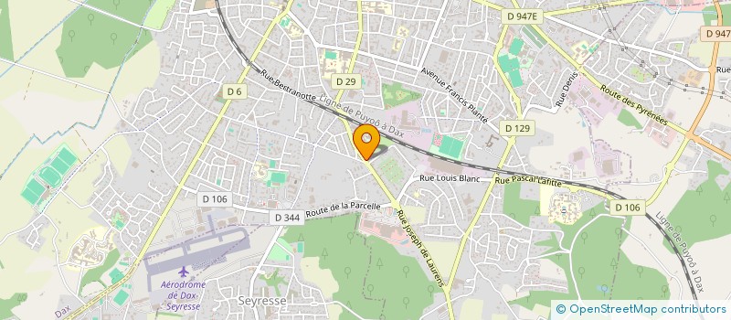 localisation de l'entreprise MADAME CATHERINE PALE  DAX