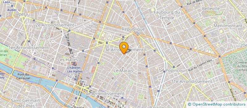 localisation de l'entreprise MADAME CATHERINE PAOLETTI  PARIS
