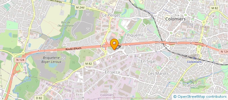 localisation de l'entreprise MADAME CATHERINE PAQUIS DE SOUZA à COLOMIERS