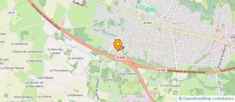 localisation de l'entreprise MADAME CATHERINE PARAGEAU  SAUTRON