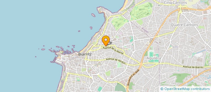 localisation de l'entreprise MADAME CATHERINE PARAIN  BIARRITZ