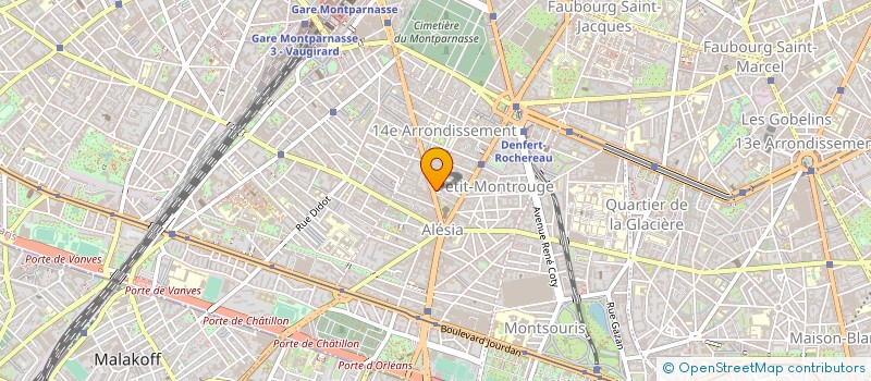 localisation de l'entreprise MADAME CATHERINE PARENT  PARIS