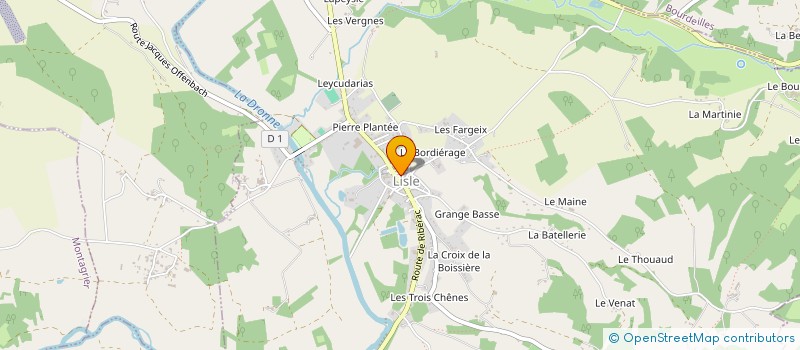 localisation de l'entreprise MADAME CATHERINE PARINET à LISLE