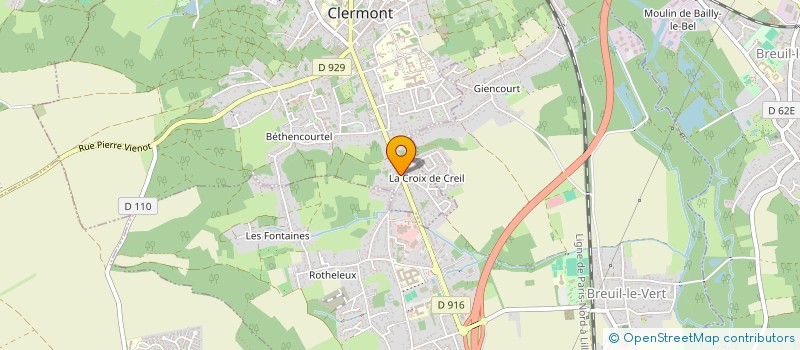 localisation de l'entreprise MADAME CATHERINE PARIS à CLERMONT
