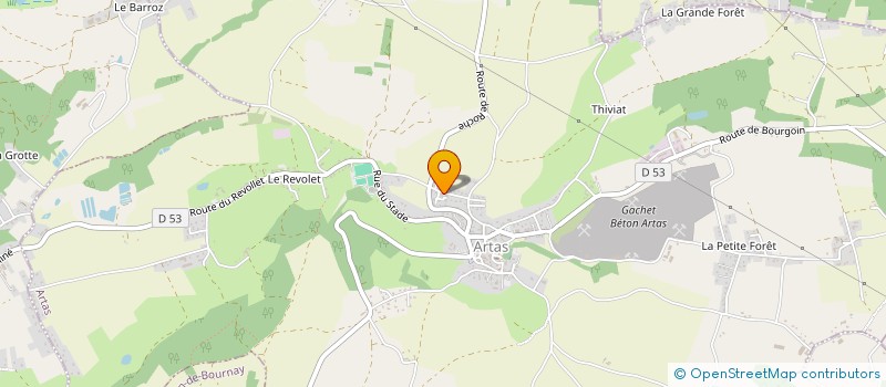 localisation de l'entreprise MADAME CATHERINE PASQUON  ARTAS