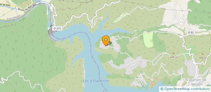 localisation de l'entreprise MADAME CATHERINE PAUL  ESPARRON-DE-VERDON