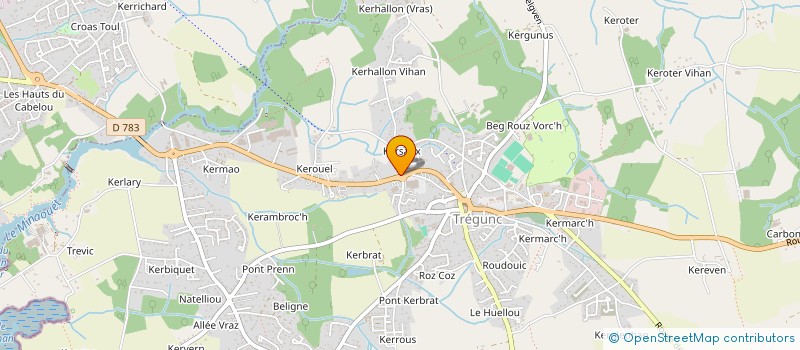 localisation de l'entreprise MADAME CATHERINE PAULUS  TREGUNC