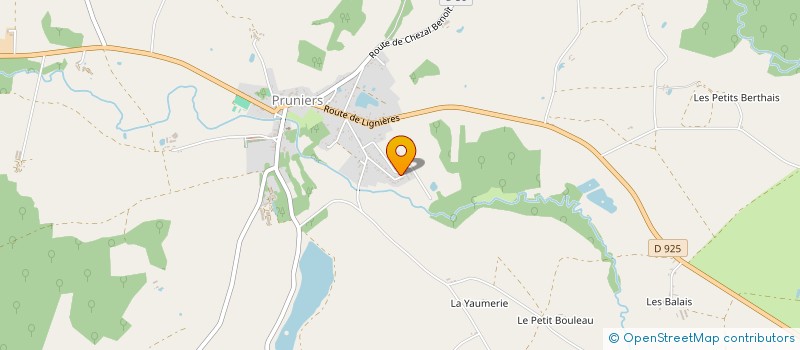 localisation de l'entreprise MADAME CATHERINE PAUVERT à PRUNIERS