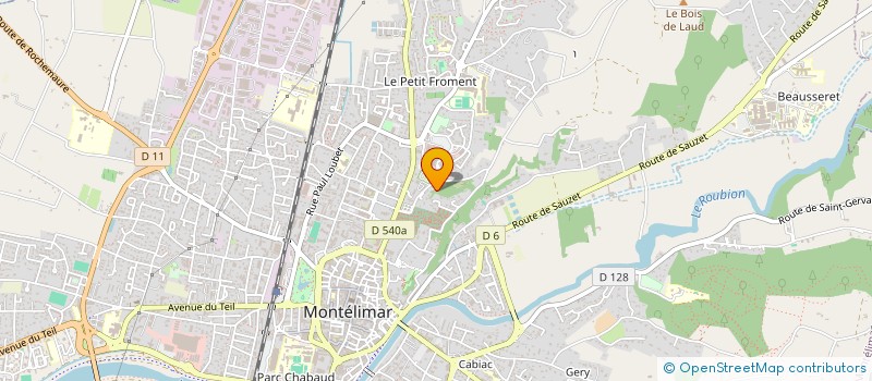 localisation de l'entreprise MADAME CATHERINE PAYRE à MONTELIMAR