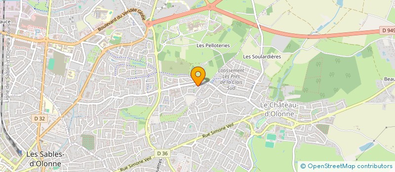 localisation de l'entreprise MADAME CATHERINE PEAULT à NOTRE-DAME-DE-RIEZ