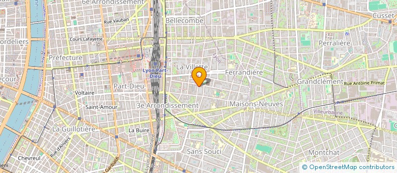 localisation de l'entreprise MADAME CATHERINE PECHARD  LYON