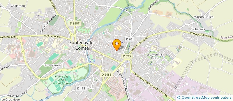 localisation de l'entreprise MADAME CATHERINE PECHINE à FONTENAY-LE-COMTE