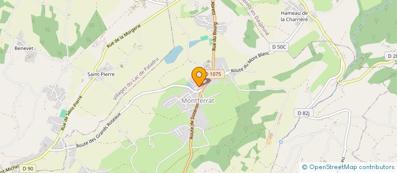 localisation de l'entreprise MADAME CATHERINE PEGUET  SAINT-GEOIRE-EN-VALDAINE