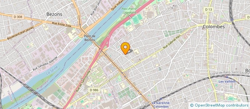localisation de l'entreprise MADAME CATHERINE PEGUILLOU à COLOMBES