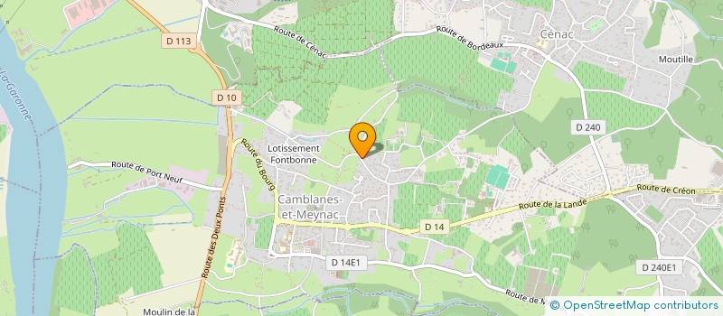 localisation de l'entreprise MADAME CATHERINE PELISSERO à CAMBLANES-ET-MEYNAC
