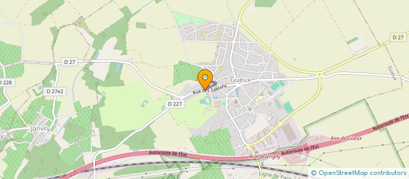 localisation de l'entreprise MADAME CATHERINE PELLE  GUEUX