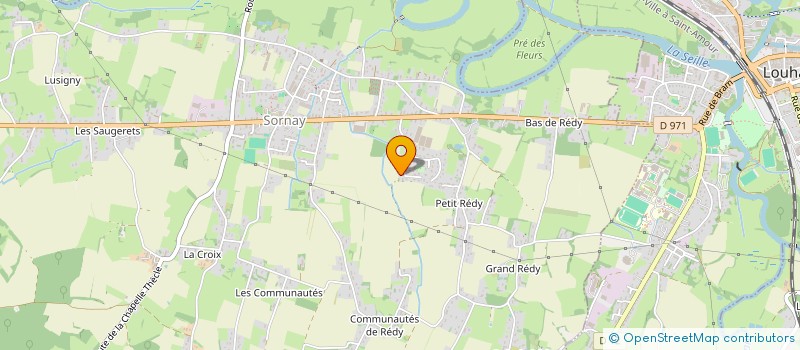 localisation de l'entreprise MADAME CATHERINE PELLEGRINI  SORNAY