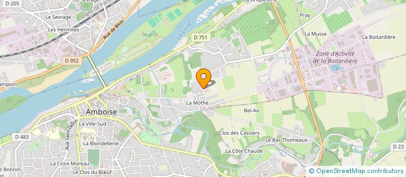 localisation de l'entreprise MADAME CATHERINE PELOUX  AMBOISE