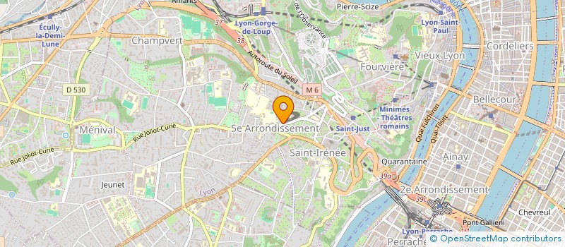 localisation de l'entreprise MADAME CATHERINE PENA à LYON