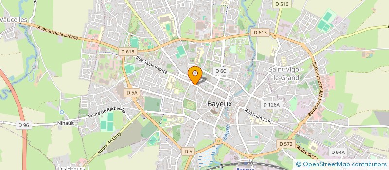 localisation de l'entreprise MADAME CATHERINE PENET à BAYEUX