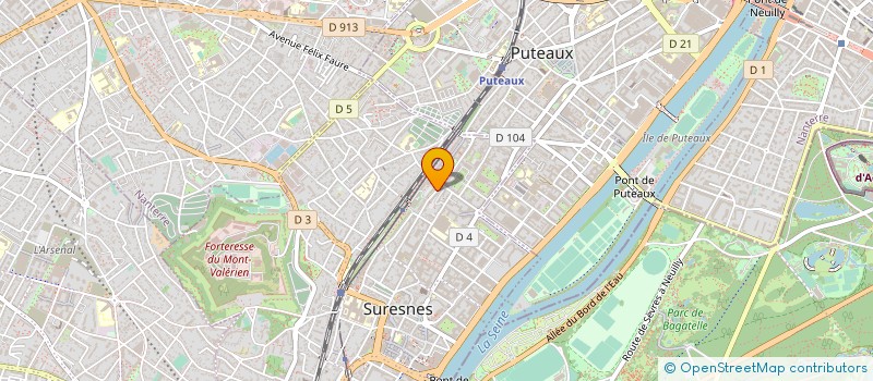localisation de l'entreprise MADAME CATHERINE PERARD à SURESNES