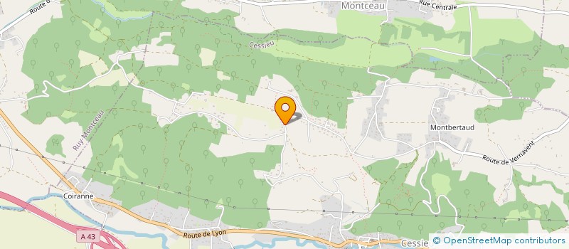 localisation de l'entreprise MADAME CATHERINE PERES  CESSIEU