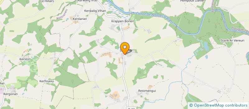 localisation de l'entreprise MADAME CATHERINE PERRET à KERGRIST-MOELOU
