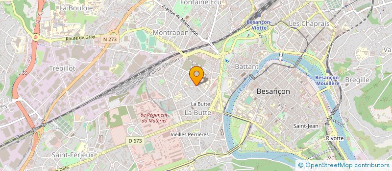 localisation de l'entreprise MADAME CATHERINE PERREY  BESANCON