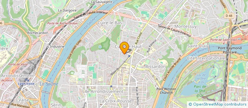 localisation de l'entreprise MADAME CATHERINE PERRIER  CALUIRE-ET-CUIRE