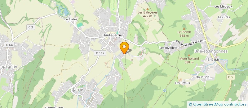 localisation de l'entreprise MADAME CATHERINE PERRIN  JARRIE