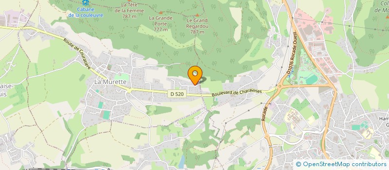 localisation de l'entreprise MADAME CATHERINE PERRIN  LA MURETTE