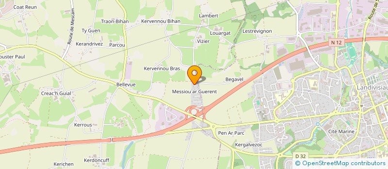 localisation de l'entreprise MADAME CATHERINE PERSONNIC  BODILIS