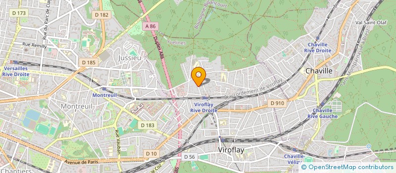 localisation de l'entreprise MADAME CATHERINE PESENTI  VIROFLAY