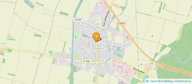 localisation de l'entreprise MADAME CATHERINE PETERMANN  MARCKOLSHEIM