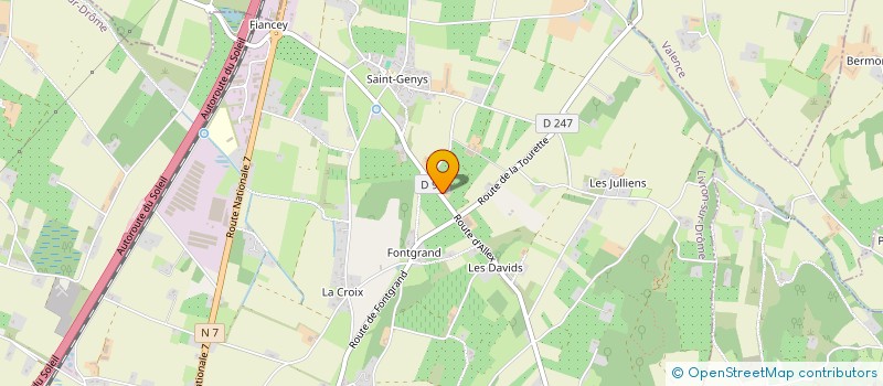 localisation de l'entreprise MADAME CATHERINE PETITCUENOT  LIVRON-SUR-DROME