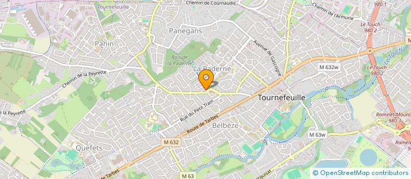 localisation de l'entreprise MADAME CATHERINE PETUREAU  TOURNEFEUILLE