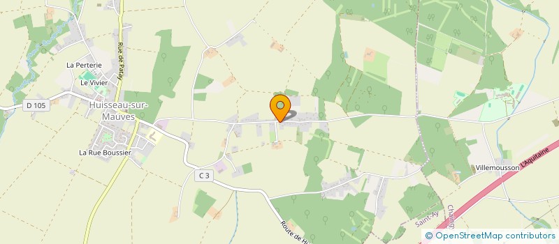 localisation de l'entreprise MADAME CATHERINE PEUDUPIN à HUISSEAU-SUR-MAUVES