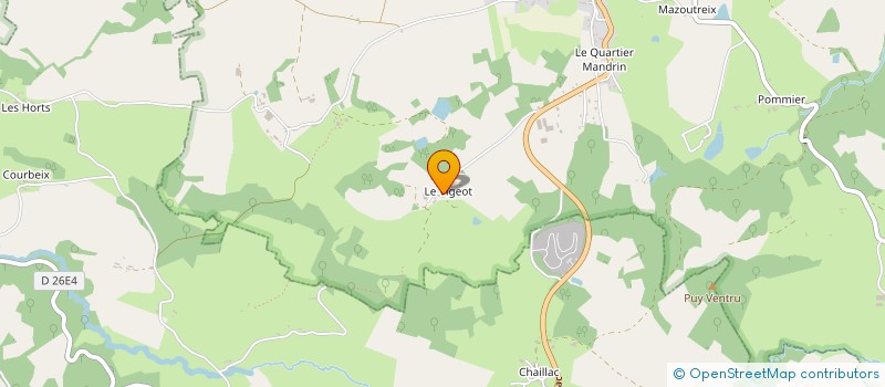 localisation de l'entreprise MADAME CATHERINE PEYRAUD  LE LONZAC