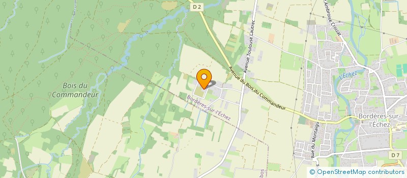 localisation de l'entreprise MADAME CATHERINE PEYROU  BORDERES SUR L'ECHEZ