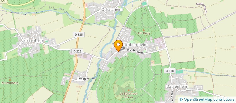 localisation de l'entreprise MADAME CATHERINE PFEIFFER à SCHARRACHBERGHEIM-IRMSTETT