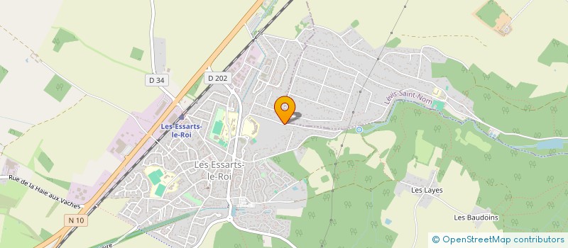 localisation de l'entreprise MADAME CATHERINE PHILIP  LES ESSARTS-LE-ROI