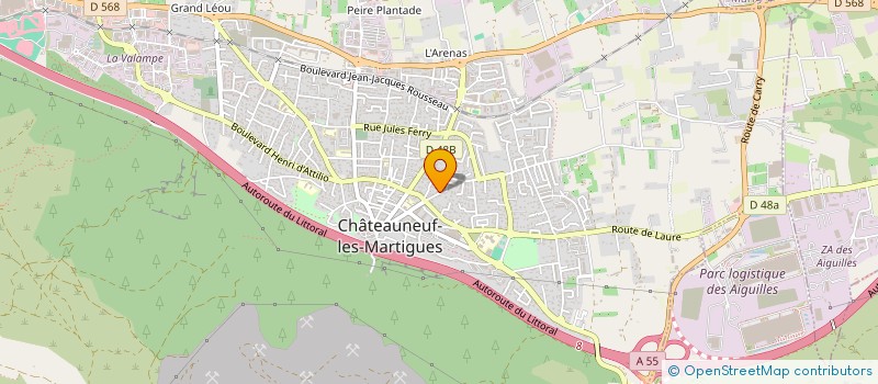 localisation de l'entreprise MADAME CATHERINE PHILIPPE à CHATEAUNEUF-LES-MARTIGUES