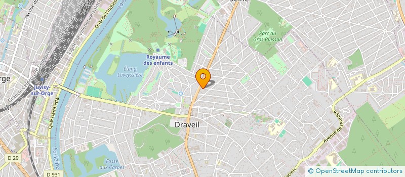 localisation de l'entreprise MADAME CATHERINE PICHOT à DRAVEIL