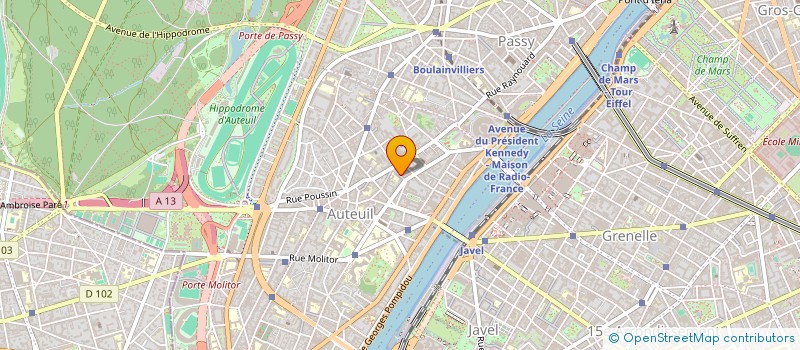 localisation de l'entreprise MADAME CATHERINE PIFFARETTI  PARIS