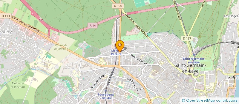 localisation de l'entreprise MADAME CATHERINE PIGNARD  SAINT-GERMAIN-EN-LAYE