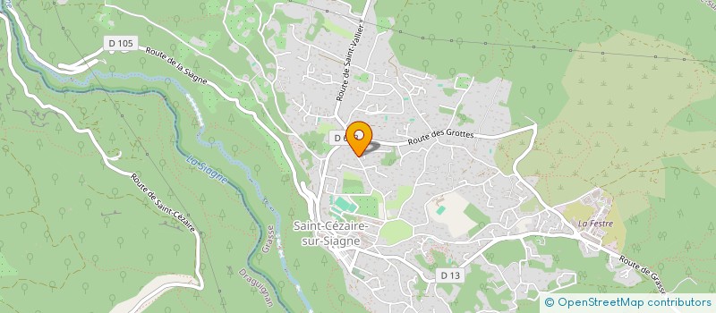localisation de l'entreprise MADAME CATHERINE PINARD à SAINT-CEZAIRE-SUR-SIAGNE