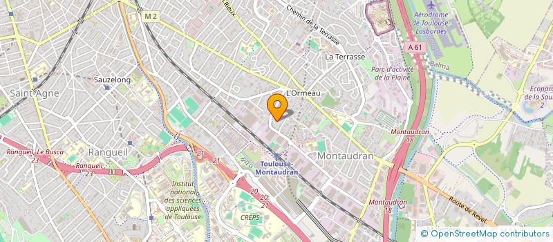 localisation de l'entreprise MADAME CATHERINE PINAU à TOULOUSE