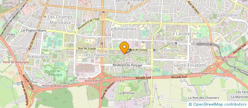 localisation de l'entreprise MADAME CATHERINE PINCHARD  RENNES