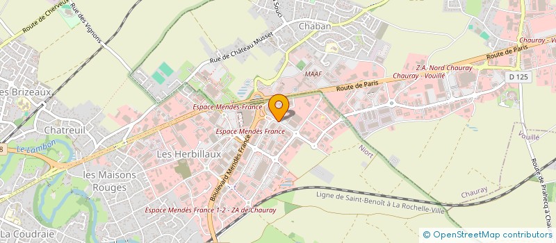 localisation de l'entreprise MADAME CATHERINE PINEAU  NIORT