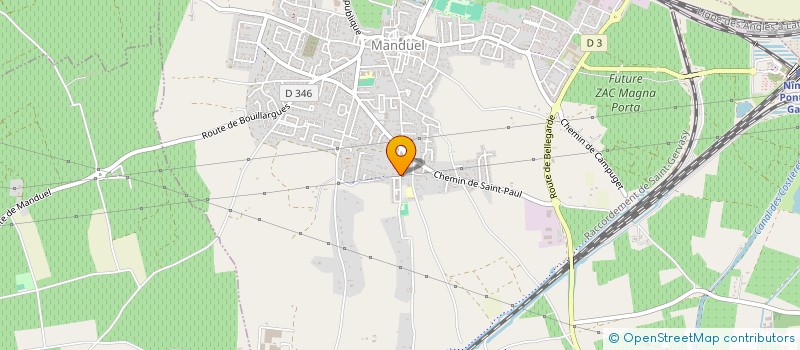 localisation de l'entreprise MADAME CATHERINE PINEDON  MANDUEL